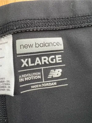 New Balance Biker Shorts Women’s XL Black Athletic Compression thumbnail 4