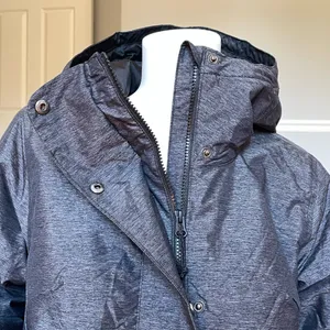 Columbia Women’s Hooded Insulated Winter Parka Jacket Gray Size S Like New thumbnail 7