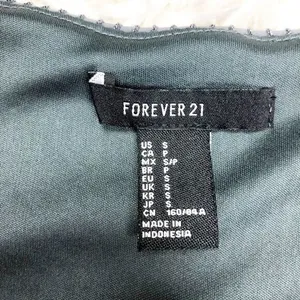 Forever 21 Grey Metallic Long Sleeve Bodycon Cocktail Dress‎ Size Small thumbnail 5