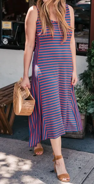 Vineyard Vines Striped Maxi dress thumbnail 1