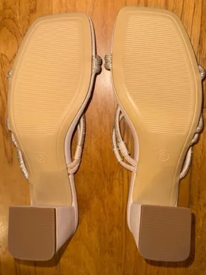 Brand New Target A New Day Sparkly + Pink Beige Square Heels thumbnail 11