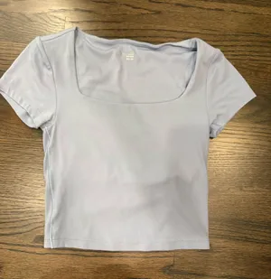 OFFLINE by Aerie Square Neck Top Blue thumbnail 1
