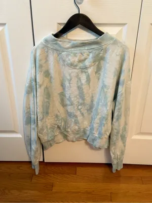 Anthropologie Pilcro Elayna Tie Dye Oversized Crewneck thumbnail 3