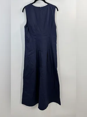 J.Crew Pintuck midi dress in stretch twill thumbnail 6