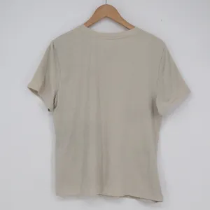 A New Day Womens Short Sleeve Crew Neck T-Shirt Beige Tan Cotton Blend Large thumbnail 4