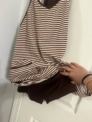 Athletic Dress Brown Size XS thumbnail 2