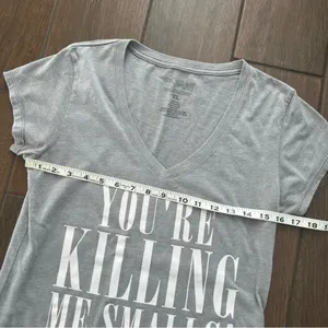 The Sandlot "You're Killing Me, Smalls!" V Neck Gray T Shirt size XL thumbnail 3