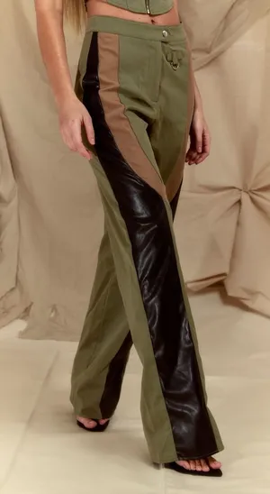 PLT Green Pants thumbnail 1