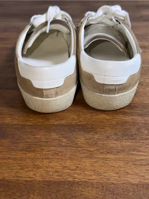 Saint Laurent Court ClassicSL/06 Beige Leather and‎ Suede Low Top Sz 39.5/9-9.5 thumbnail 5