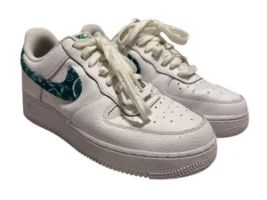 Nike Air Force 1 Low '07 Essential Green Paisley DH4406-102 Women's Size 8.5 thumbnail 1