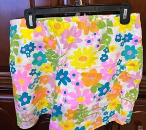 Show Me Your MuMu Colorful Floral Skirt NWOT thumbnail 1