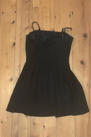 Dillard's B. Darlin Square Neck Fit & Flare Mini Dress Black thumbnail 4