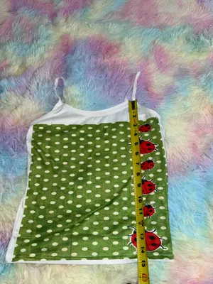 Lady Bug Polyester Tank Top Green thumbnail 5