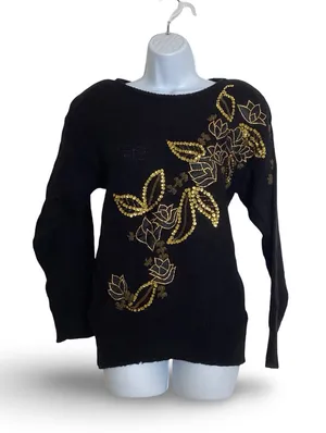 Vintage Hollywood & Vone Sweater Black thumbnail 1