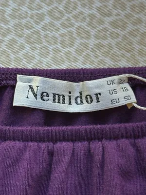 NWT Nemidor Purple Maxi Dress with Pockets size 18 thumbnail 9
