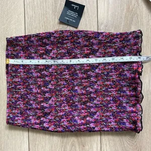 Lulu’s NWT Pink and Purple Floral Smocked Skirt Size XS thumbnail 7