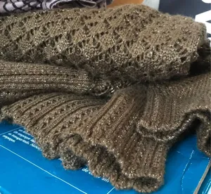 Sparkly Semi Sheer Cardigan Sweater Multiple thumbnail 3