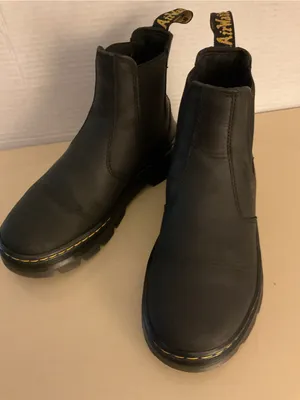 Dr. Martens women Black Chelsea Combat Embury boots US 5 thumbnail 3