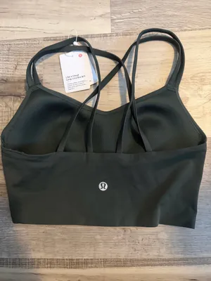 Lululemon Like A Cloud Longline Bra B/C Cup Rainforest Green NWT thumbnail 2