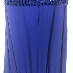 Nicole Miller Royal Blue Sleeveless Maxi Dress Size 4 thumbnail 10