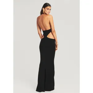 Retrofête Raven Black Cutout Bodycon Maxi Dress Evening Party Women’s XL thumbnail 4