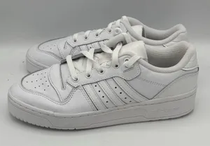 Adidas Rivalry Low W Triple White Athletic Sneakers FV4225 - Womens‎ Sz 7 thumbnail 1