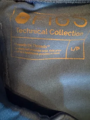 FIGS Technical Collection Scrub Set Royal Blue Size Large Jogger Top Combo thumbnail 5