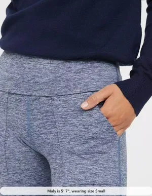 Aerie XL SHORT OFFLINE By The Hugger High Waisted Foldover Flare Legging thumbnail 5