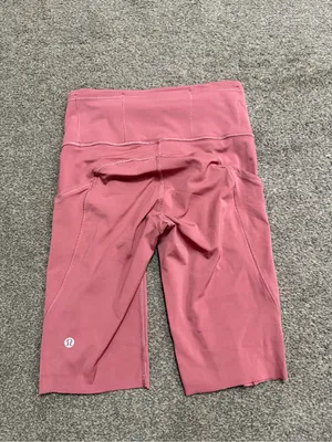 Lululemon Fast and Free Shorts 10” in Cool Cherry Tint Rose Pink size 4 thumbnail 4