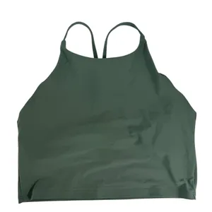 Old Navy XL X Large‎ Light Support PowerSoft Longline Sports Bra Green Stretch thumbnail 2