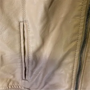 Cavalini Vegan Leather Bomber Jacket Mauve Size Large thumbnail 7