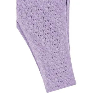 ZAFUL Lavender Bandeau Bikini Strapless O Ring Lace Knit Two-Piece Swimsuit SMAL thumbnail 4