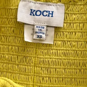 Koch Erika yellow neon Skort flowy smocked high waist | xs thumbnail 5