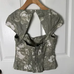 Reformation Cora Linen Top 4 thumbnail 4