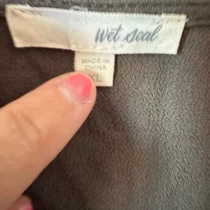 Wet Seal Army green boho blouse thumbnail 5