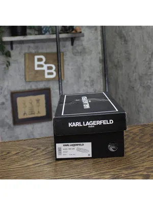 NWT Karl Lagerfeld Paris Juliska Mary Jane Jelly Flats KL265546 White Gold 8M thumbnail 13