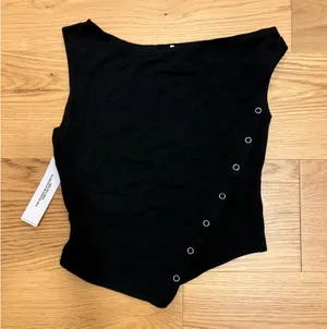 Off-The-Shoulder Black Top thumbnail 2