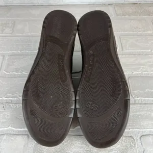SAS Walk Easy Sneaker Shoes Womens 7.5 N Chocolate Brown Leather Comfort Lace Up thumbnail 8
