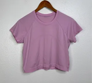 Lululemon Swiftly Tech Short‎ Sleeve 2.0 Race Length Pink Shirt Size 10 thumbnail 1
