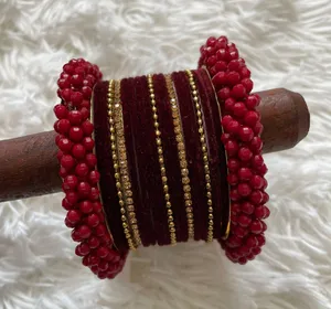 Dark Red Bangles thumbnail 3