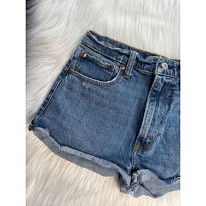 Abercrombie The Mom High Rise Denim Festival Cut Offs thumbnail 2