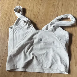 lululemon athletica Cream Sports Bra Tank thumbnail 2