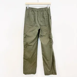 Abercrombie Cargo Pants Size 25 Green Wide Leg Baggy High Rise Minimalist Grunge thumbnail 10