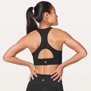 Lululemon Get Your Peek On Bra - Black - Size 6 thumbnail 2