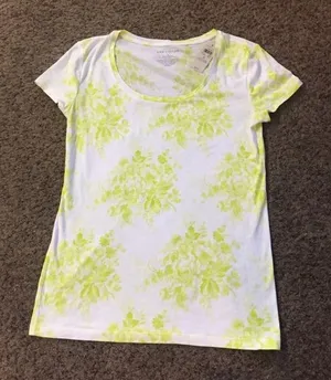Ann Taylor Floral T-Shirt Womens S NEW thumbnail 1