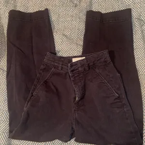Everlane Black Organic Cotton Wide Leg Pants thumbnail 1