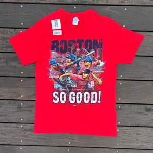 NWT Gildan Red Boston Red Sox So Good Graphic Tee thumbnail 1