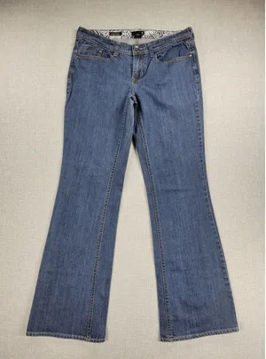 ANA A New Approach Womens Jeans Size 8 Blue Modern Bootcut Medium Wash Denim thumbnail 1