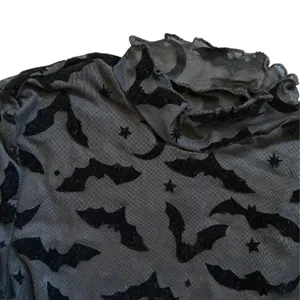 Super Spooky Black Sheer Long Sleeve Top 🔥 thumbnail 2