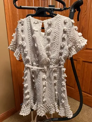 Boutique gray dress White Size L thumbnail 2